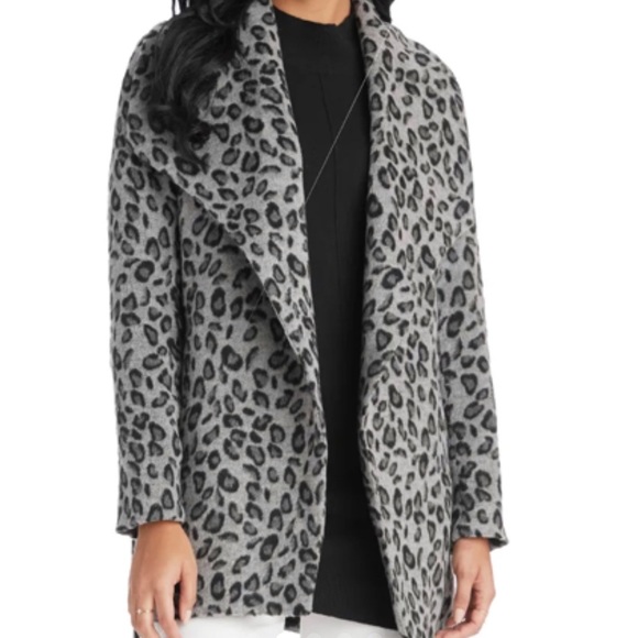 COPY - Mud Pie Leopard Print Coat - Picture 3 of 3